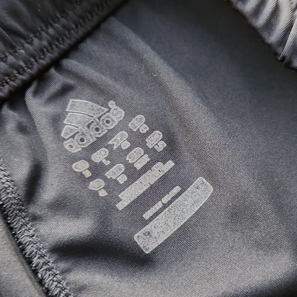 Adidas Black Pink Climalite Large Capri Pants Soft Stretchy Loose Pockets - Picture 7 of 7